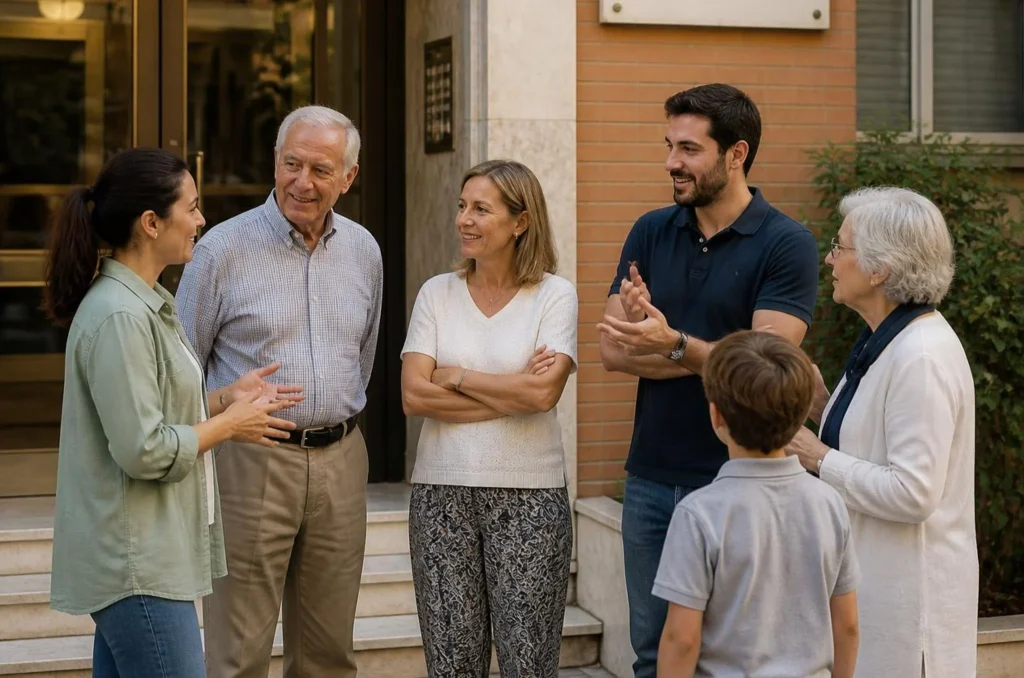 Normas de convivencia en una comunidad de vecinos
